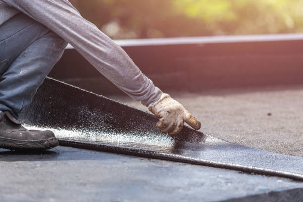 Professional Emergency Waterproofing technician working in Abington, PA